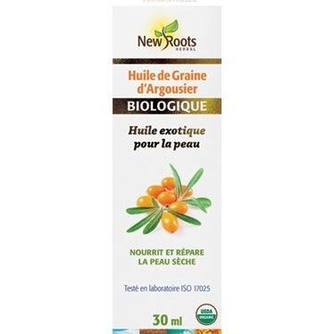 Huile d'argousier soins exquis 1040 mg -New Roots Herbal -Gagné en Santé