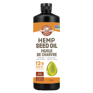 Huile de graines de chanvre -Manitoba Harvest -Gagné en Santé