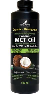 Huile de TCM de Noix de Coco Biologique -New Roots Herbal -Gagné en Santé