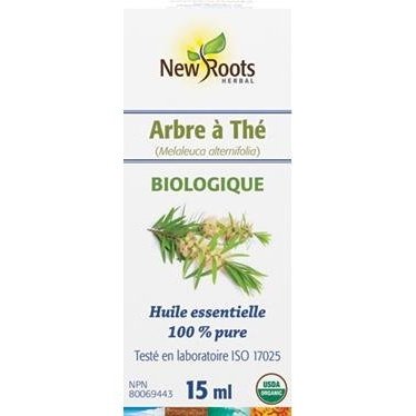 Huile Essentielle d’Arbre à Thé -New Roots Herbal -Gagné en Santé