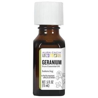 Huile Essentielle de Géranium -Aura Cacia -Gagné en Santé