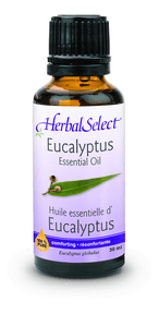 Huile essentielle d'eucalyptus -HerbalSelect -Gagné en Santé