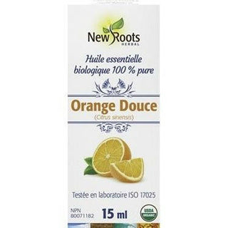 Huile Essentielle d’Orange Douce -New Roots Herbal -Gagné en Santé