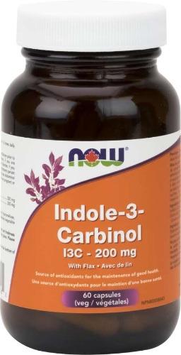 Indole-3-Carbinol 200 mg -NOW -Gagné en Santé