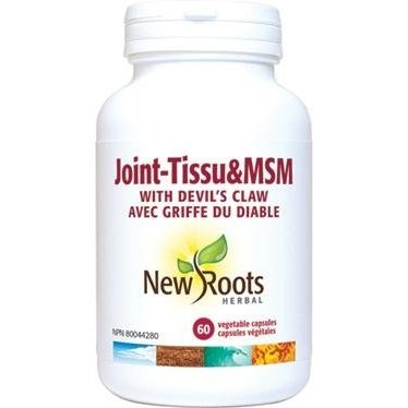 Joint-Tissu & MSM -New Roots Herbal -Gagné en Santé