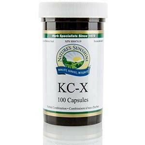 Nature's sunshine - kc-x combinaison herbes - 100 caps.