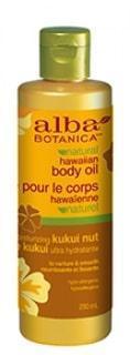 Kukui Nut huile pour le corps -Alba Botanica -Gagné en Santé