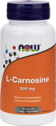 L- Carnosine - Vitalité des muscles -NOW -Gagné en Santé