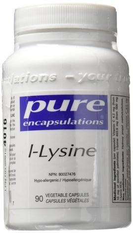 L-Lysine -Pure encapsulations -Gagné en Santé