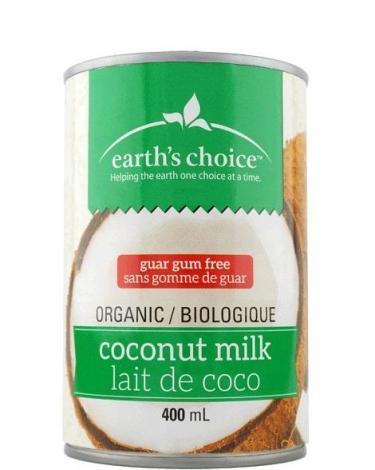 Lait Coco Bio -Earth's Choice -Gagné en Santé