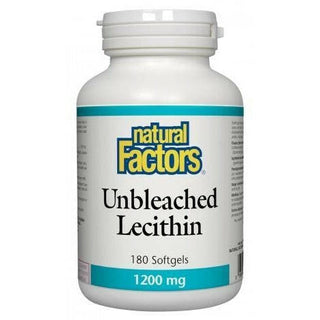 Lécithine Non Blanchie - 1200mg -Natural Factors -Gagné en Santé