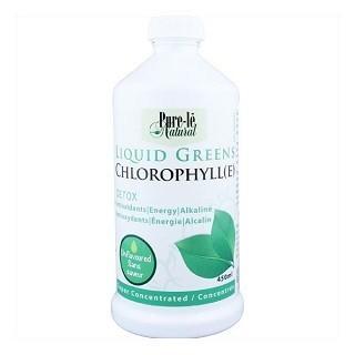 Liquid Greens Chlorophyll Super Concentrate -Pure-lé Natural -Gagné en Santé