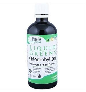 Liquid Greens Chlorophyll Ultra Concentrate (Unflavoured) – 10X Strength -Pure-lé Natural -Gagné en Santé