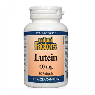 Lutéine 40 mg -Natural Factors -Gagné en Santé