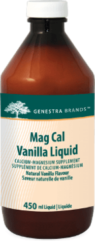 Mag Cal - Vanille - Liquide -Genestra -Gagné en Santé