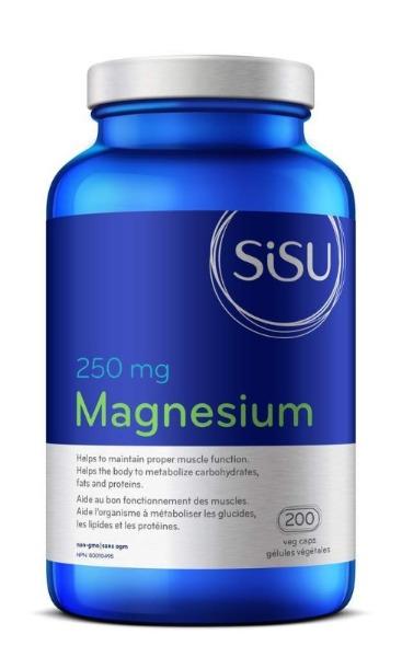 Magnesium 250 mg -SISU -Gagné en Santé