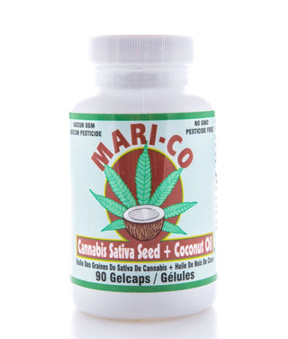 Mari-co | Huile de Cannabis avec noix de coco bio -Med Marijuana (MM) -Gagné en Santé