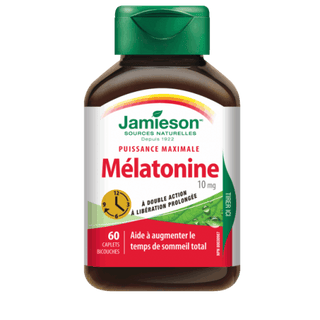 Mélatonine 10 mg - Sommeil -Jamieson -Gagné en Santé