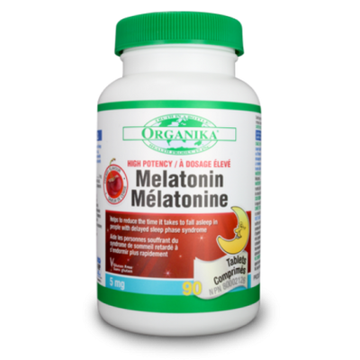 Mélatonine 5 mg -Organika -Gagné en Santé