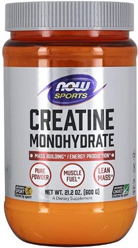 Monohydrate créatine en poudre -NOW -Gagné en Santé