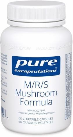 M/R/S Mushroom Formula -Pure encapsulations -Gagné en Santé