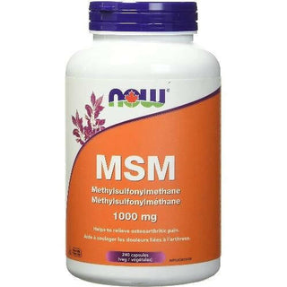 MSM 1000 mg -NOW -Gagné en Santé