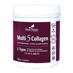 Multi 5 Collagen -New Roots Herbal -Gagné en Santé
