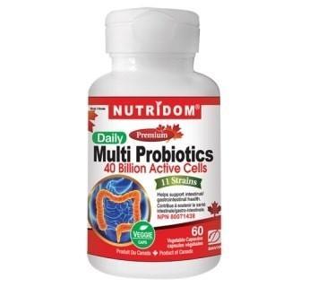Multi Probiotics -Nutridom -Gagné en Santé