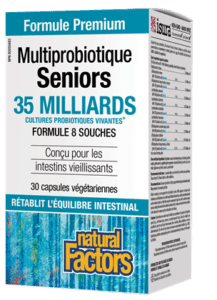 Multiprobiotique Seniors -Natural Factors -Gagné en Santé