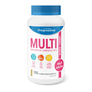 Multivitamines - Femme Adultes -Progressive Nutritional -Gagné en Santé