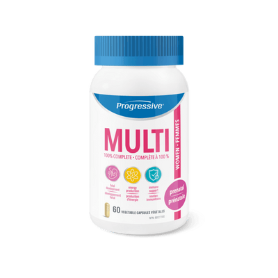 Multivitamines Prénatales -Progressive Nutritional -Gagné en Santé