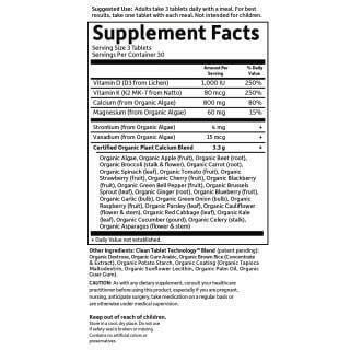 Mykind - calcium végétal bio - 90 c. veg..