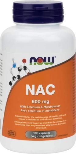 NAC (N-Acetyl Cysteine) 600 mg -NOW -Gagné en Santé