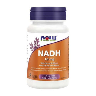 NADH 10 mg -NOW -Gagné en Santé