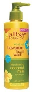 Nettoyant pour le visage lait de noix de coco de Hawaii -Alba Botanica -Gagné en Santé
