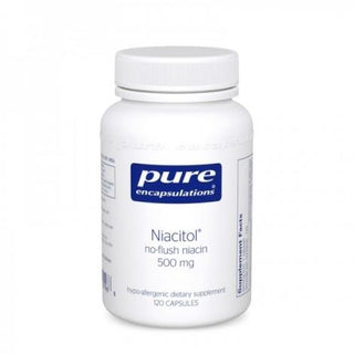 Niacitol 500 mg -Pure encapsulations -Gagné en Santé