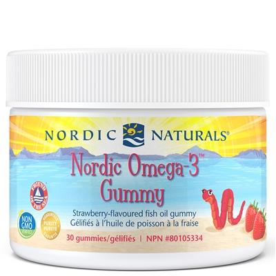 Nordic Oméga-3 - Gummy Worms -Nordic Naturals -Gagné en Santé