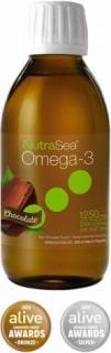NutraSea | Omega-3 | chocolat | 200 ml -Ascenta -Gagné en Santé