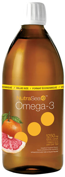 NutraSea Omega-3 + Vitamine D -Ascenta -Gagné en Santé