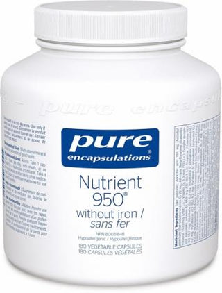 Nutrient 950 ® (sans fer) -Pure encapsulations -Gagné en Santé