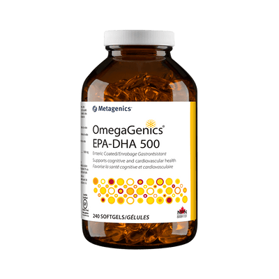 OmegaGenics EPA-DHA 500 (Enteric Coated) -Metagenics -Gagné en Santé