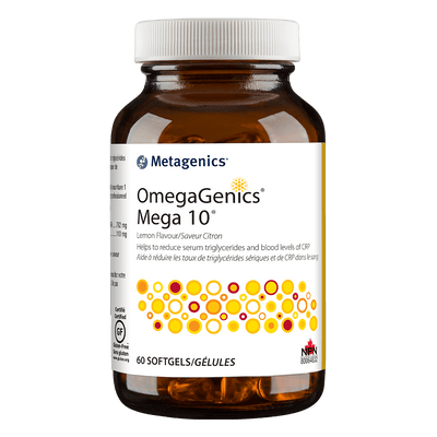 OmegaGenics Mega 10 -Metagenics -Gagné en Santé