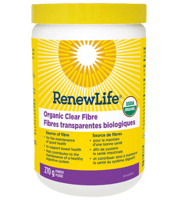 Organic Clear Fibre -Renew Life -Gagné en Santé