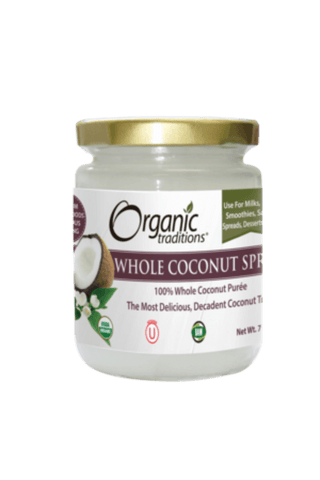 Organic Coconut Spread -Organic Traditions -Gagné en Santé