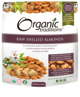 Organic traditions - amandes décortiquées crues (disc).