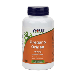 Origan 450 mg capsules -NOW -Gagné en Santé