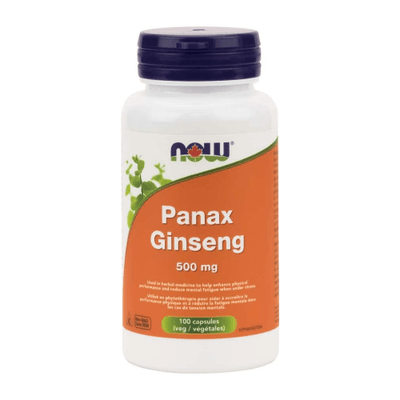 Panax Ginseng 500 mg -NOW -Gagné en Santé
