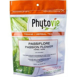 Phytovie - tisane thérapeutique bio passiflore d'herbe - 25 sachets.