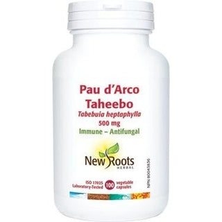 Pau D'Arco Taheebo 500 mg - Capsules -New Roots Herbal -Gagné en Santé