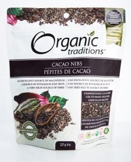 Pépites de Cacao - Organic Traditions -Organic Traditions -Gagné en Santé